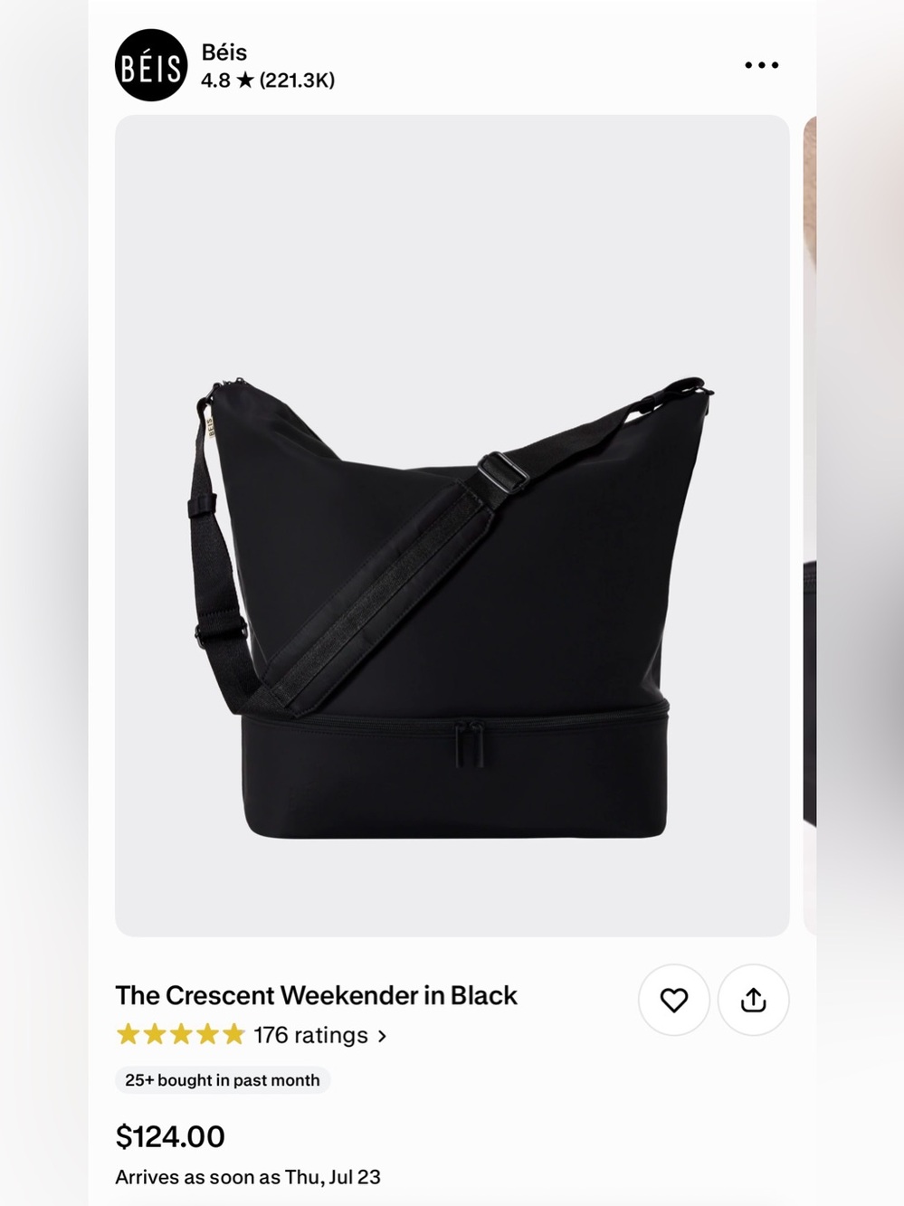 BEIS Crescent Weekender